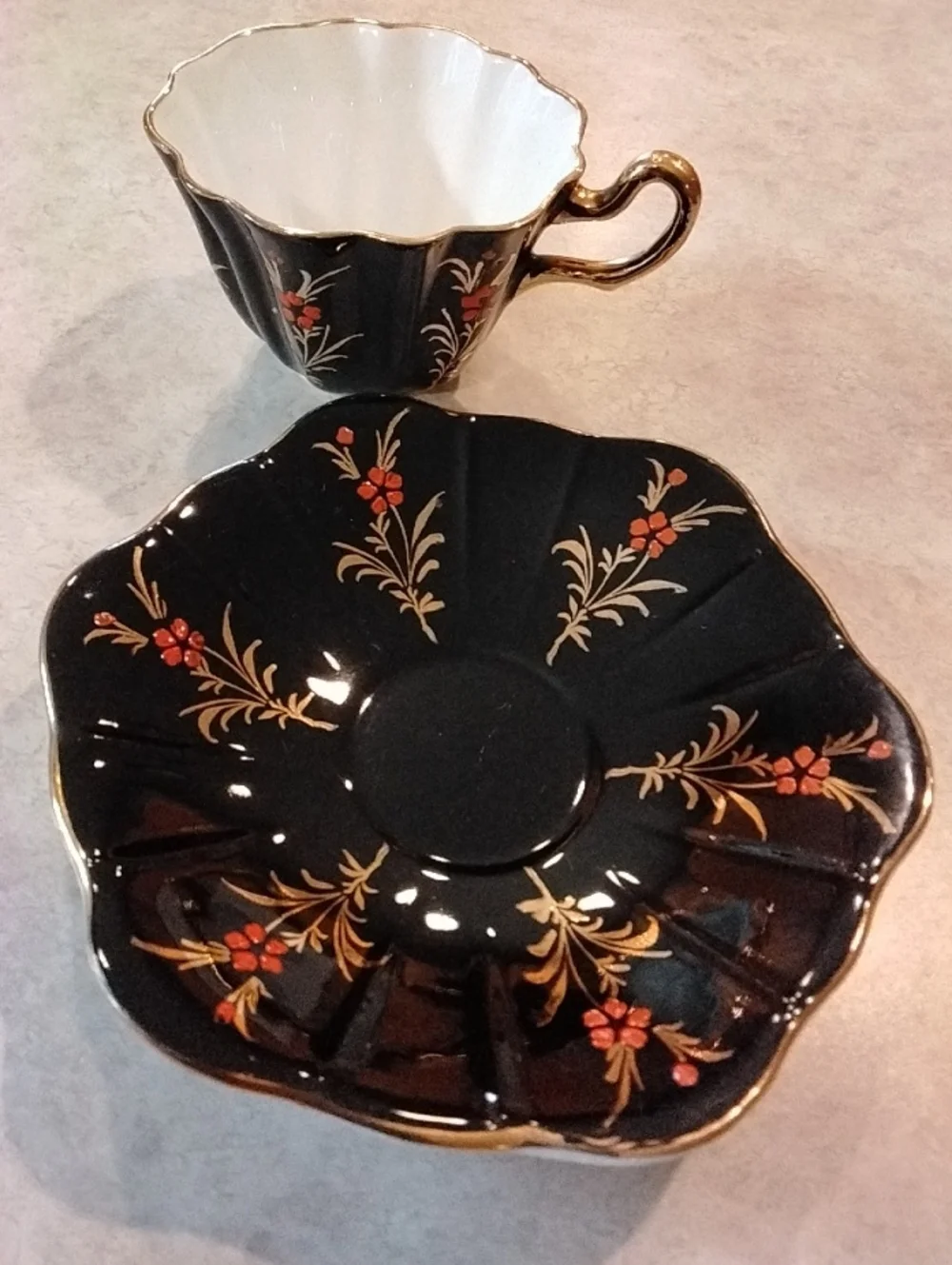 Royal Stuart England Vintage Teacup and Saucer